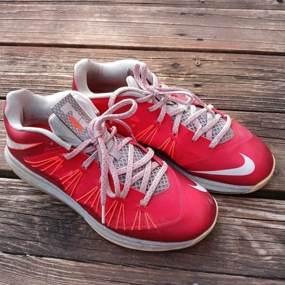 Nike Air Max LeBron 9.5 Low University Red 579765-600 men\'s Sz 9.5 2013 . 136pem